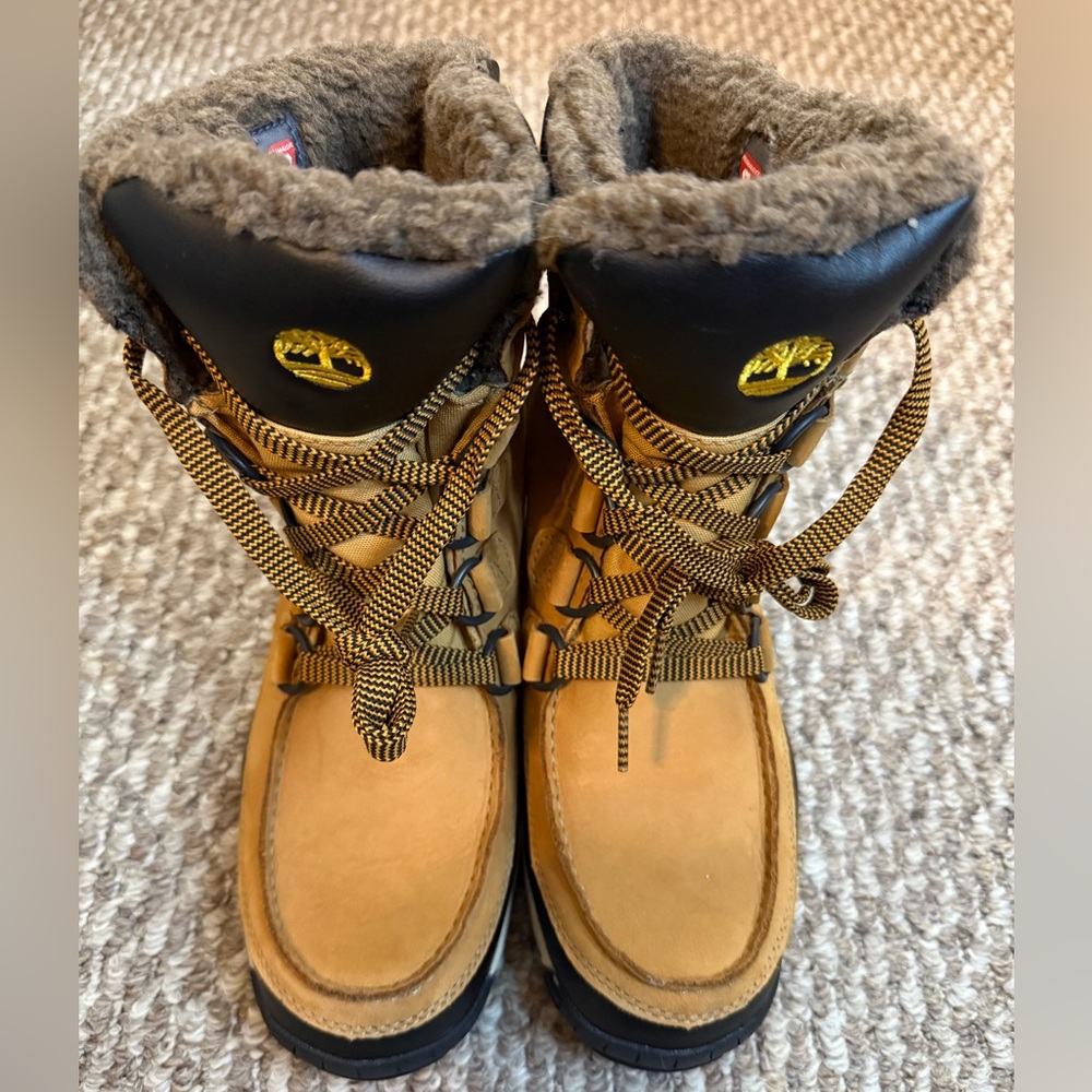 Timberland Kids Brown and Black Boots